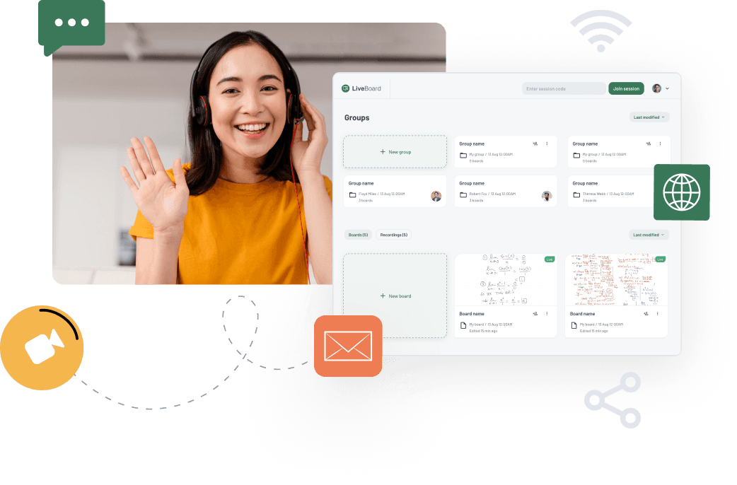 LiveBoard demo