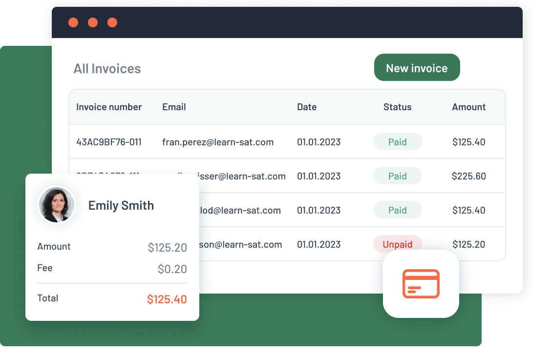 Payroll invoices