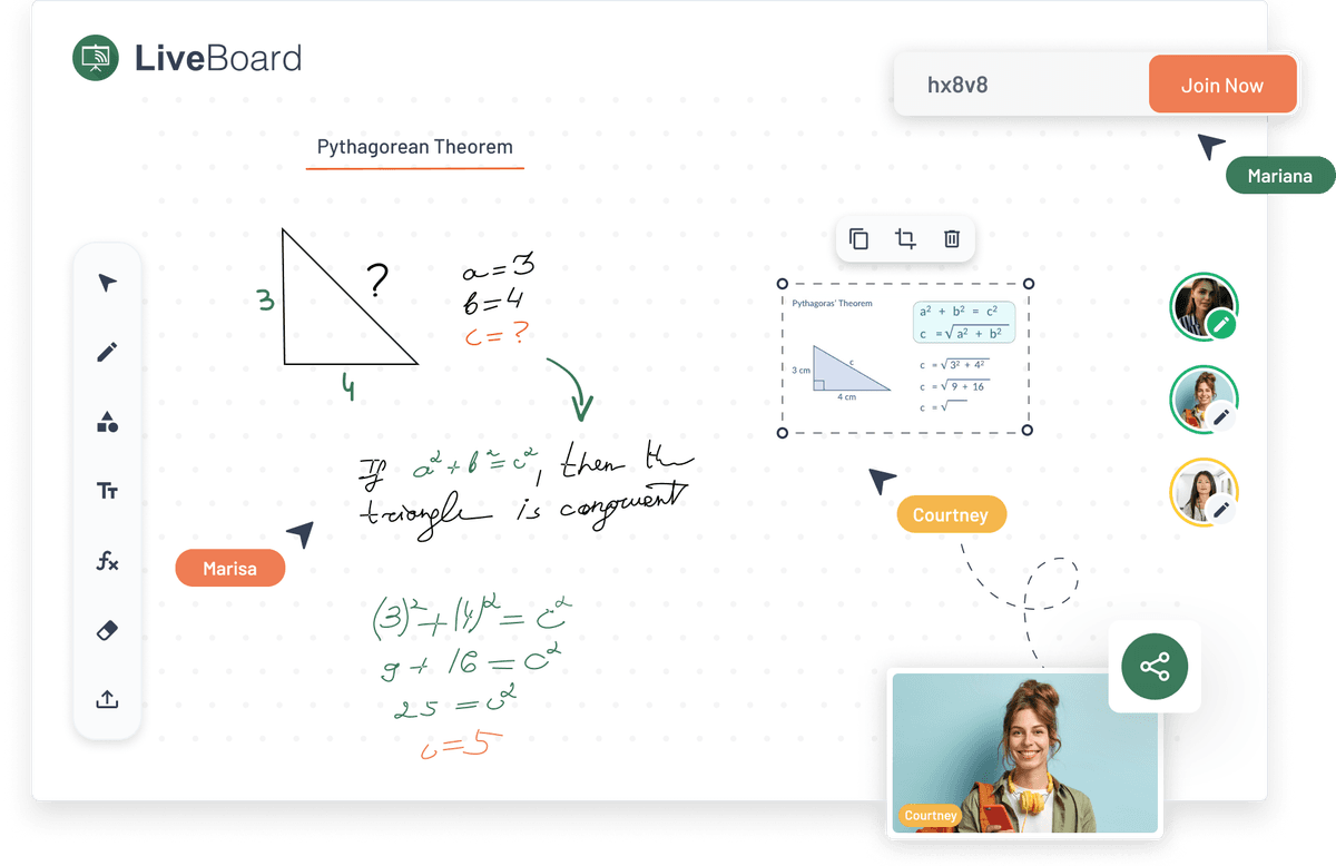 LiveBoard Online Interactive Whiteboard App For Educators