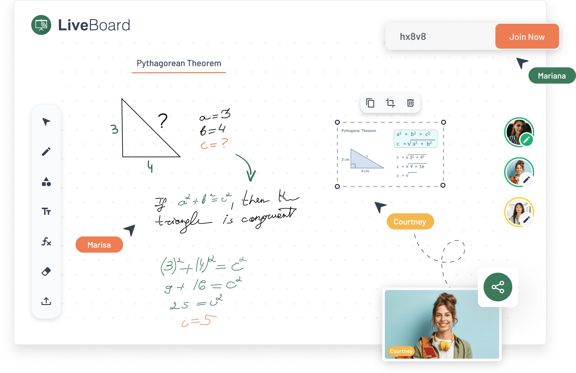 Liveboard online interactive whiteboard app for educators